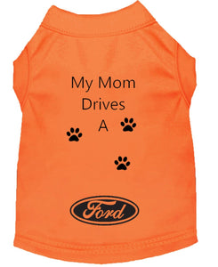 Orange Dog Shirt- My Dad/ Mom Drives A