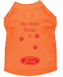 Orange Dog Shirt- My Dad/ Mom Drives A