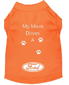 Orange Dog Shirt- My Dad/ Mom Drives A