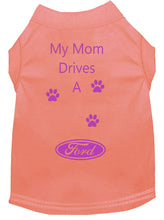 Load image into Gallery viewer, Peach Dog Shirt- My Dad/ Mom Drives A