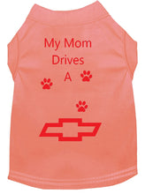 Load image into Gallery viewer, Peach Dog Shirt- My Dad/ Mom Drives A