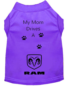 Purple Dog Shirt- My Dad/ Mom Drives A