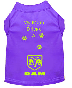 Purple Dog Shirt- My Dad/ Mom Drives A