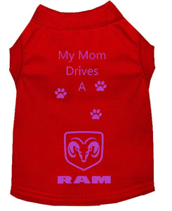 Red Dog Shirt- My Dad/ Mom Drives A