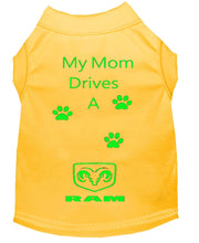 Load image into Gallery viewer, Sunshine Yellow Dog Shirt- My Dad/ Mom Drives A