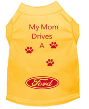 Load image into Gallery viewer, Sunshine Yellow Dog Shirt- My Dad/ Mom Drives A