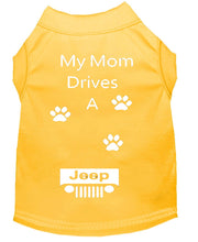 Load image into Gallery viewer, Sunshine Yellow Dog Shirt- My Dad/ Mom Drives A