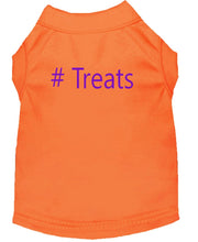 Load image into Gallery viewer, # Treats Dog Shirt Orange