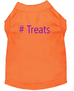 # Treats Dog Shirt Orange