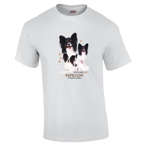 Papillon Shirt - "Just A Dog"