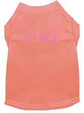 Load image into Gallery viewer, # Treats Dog Shirt Peach