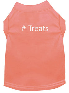 # Treats Dog Shirt Peach