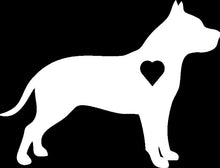 Load image into Gallery viewer, Heart Pitbull Dog Decal