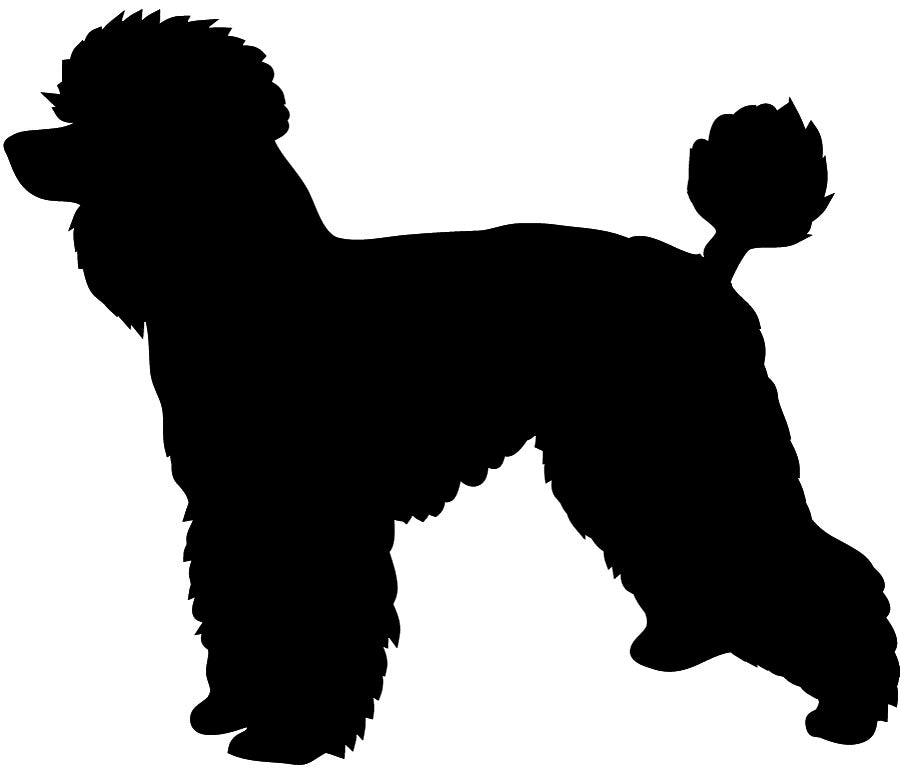 Poodle Dog Decal