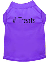 Load image into Gallery viewer, # Treats Dog Shirt Purple