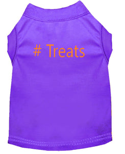 # Treats Dog Shirt Purple