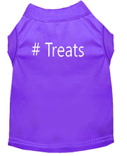 Load image into Gallery viewer, # Treats Dog Shirt Purple