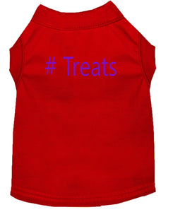 # Treats Dog Shirt Red