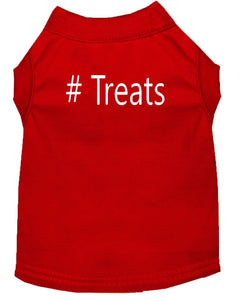 # Treats Dog Shirt Red