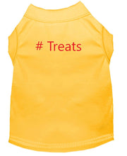 Load image into Gallery viewer, # Treats Dog Shirt Sunshine Yellow