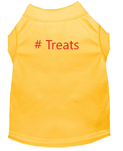 # Treats Dog Shirt Sunshine Yellow