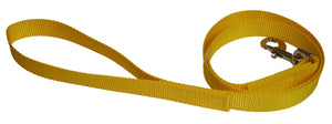 Webbing Dog Leash Yellow